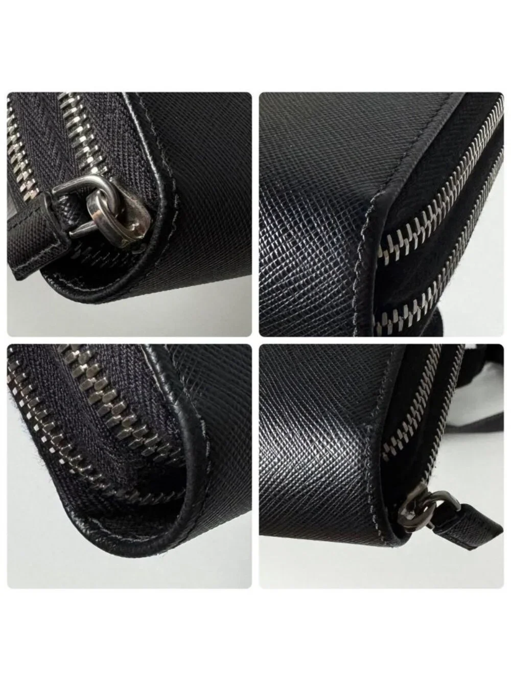 Prada Saffiano Triangle Logo Smartphone Shoulder